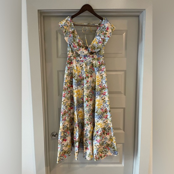 Reformation Reina Dress Countryside Print NWT 4 - Picture 3 of 6